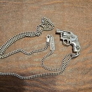 King Baby Silver Revolver Necklaces